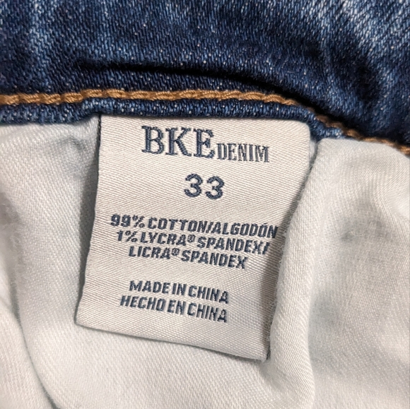 SOLD Buckle BKE Parker Universal Fit Ripped Jeans Sz 33 High Rise Style ABK2792 - Picture 6 of 7